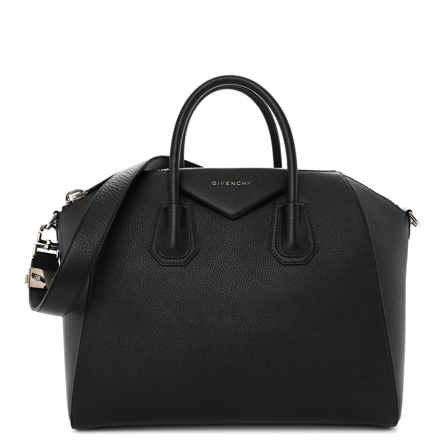 Sugar Goatskin Medium Antigona Black