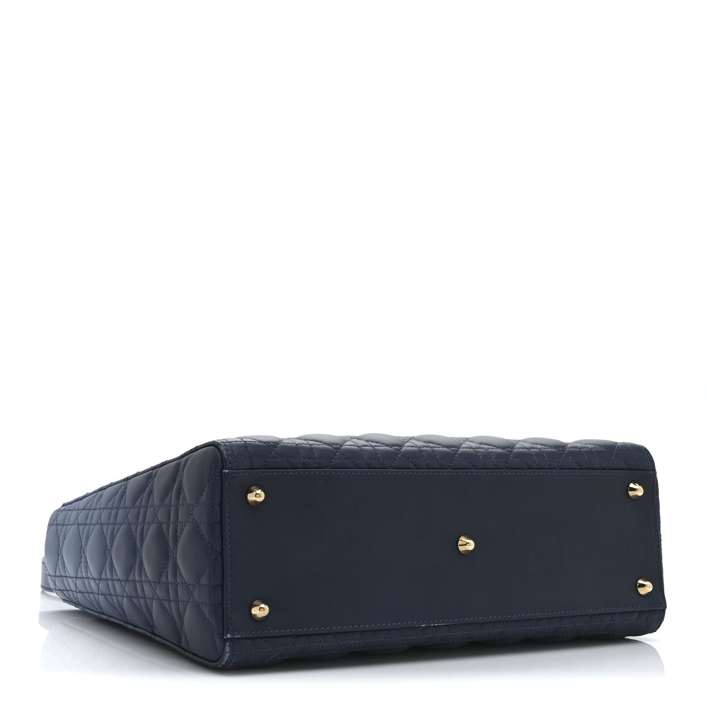 Lambskin Cannage Gradient Large Lady Dior Blue