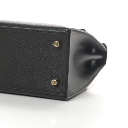 Hermes Epsom Kelly Sellier 25 Black 10 of 11
