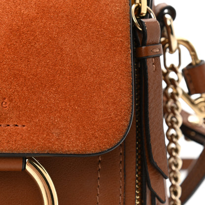 Chloe Suede Calfskin Mini Faye Backpack Tan 12 of 15