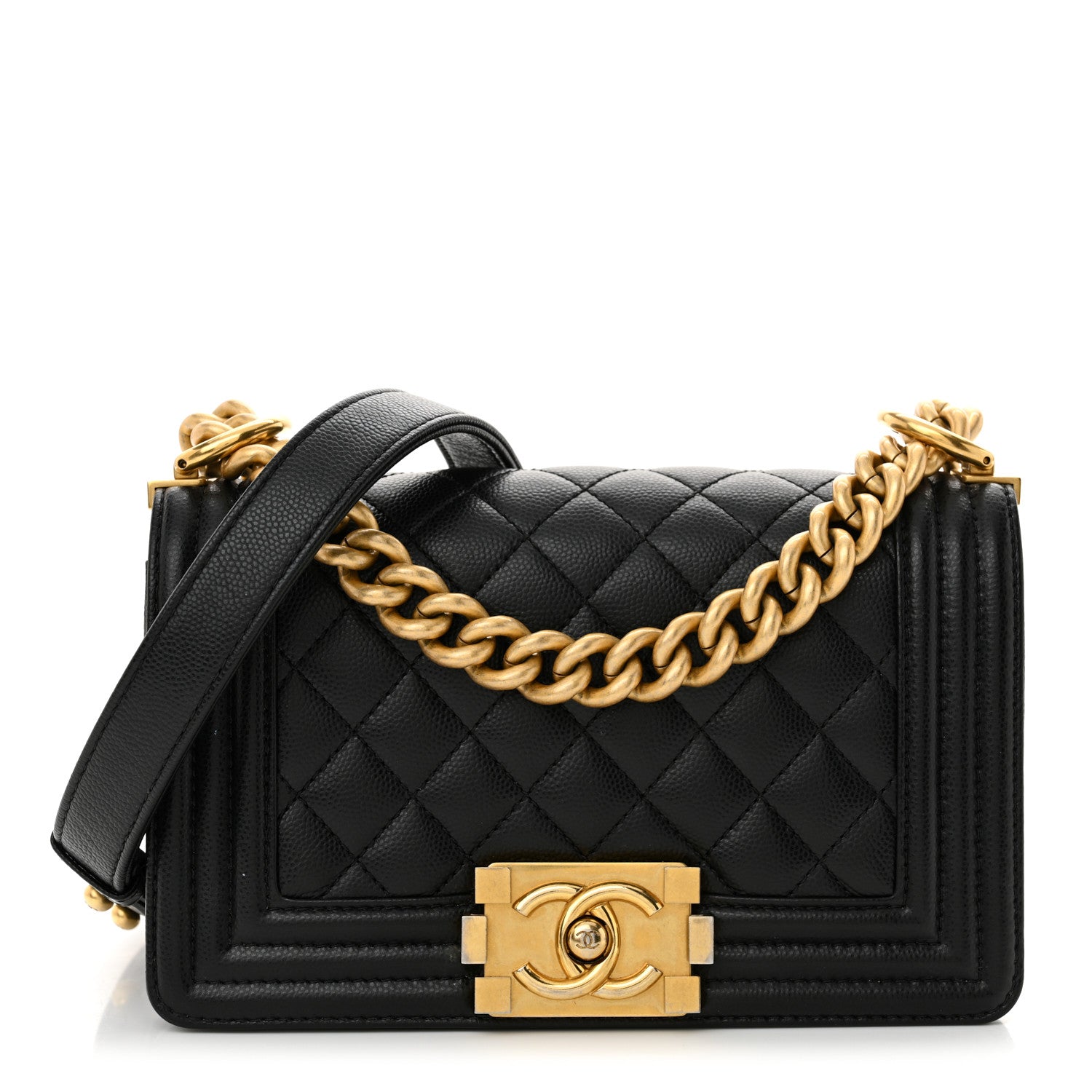 Chanel Caviar Quilted Small Boy Flap Black 1 of 14
