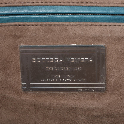 Bottega Veneta Nappa Intrecciato The Lauren 1980 Clutch Aqua 6 of 8