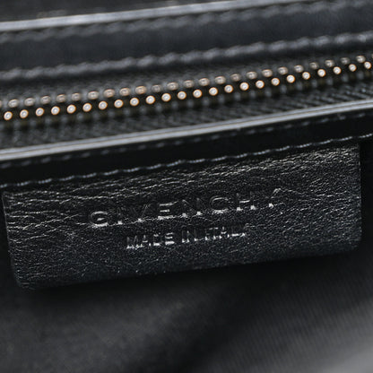 Givenchy Calfskin Crocodile Embossed Medium Lucrezia Black 6 of 14
