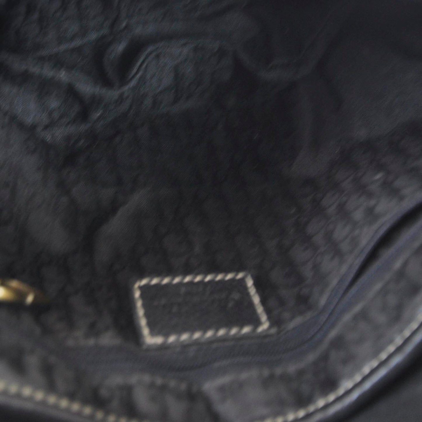 Leather Saddle Bag Black