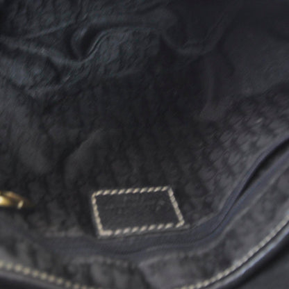 Christian Dior Leather Saddle Bag Black 10 of 10
