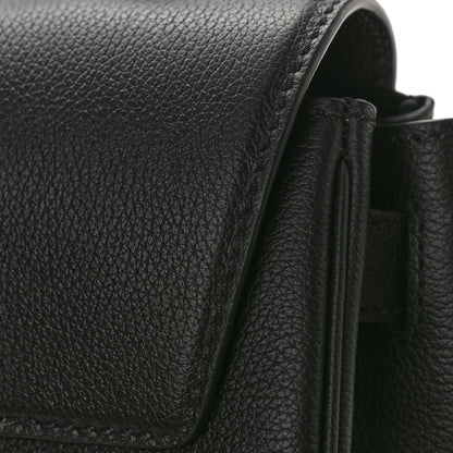 Versace Grained Calfskin La Medusa Top Handle Bag Black 9 of 9