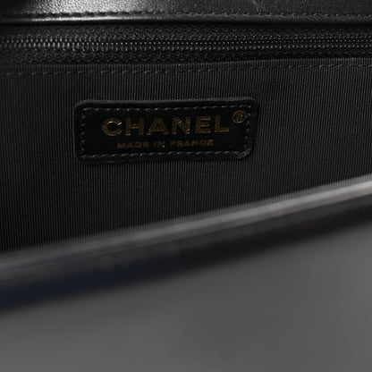 Chanel Iridescent Glazed Calfskin Quilted New Medium Boy Flap Black 6 of 10