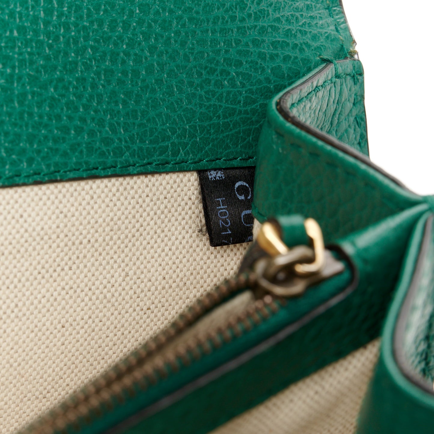 Pebbled Calfskin Small Dionysus Shoulder Bag Emerald