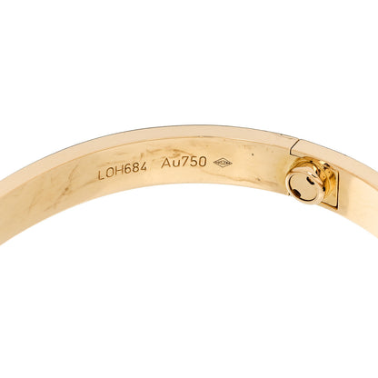 Cartier 18K Yellow Gold LOVE Bracelet 17 7 of 9