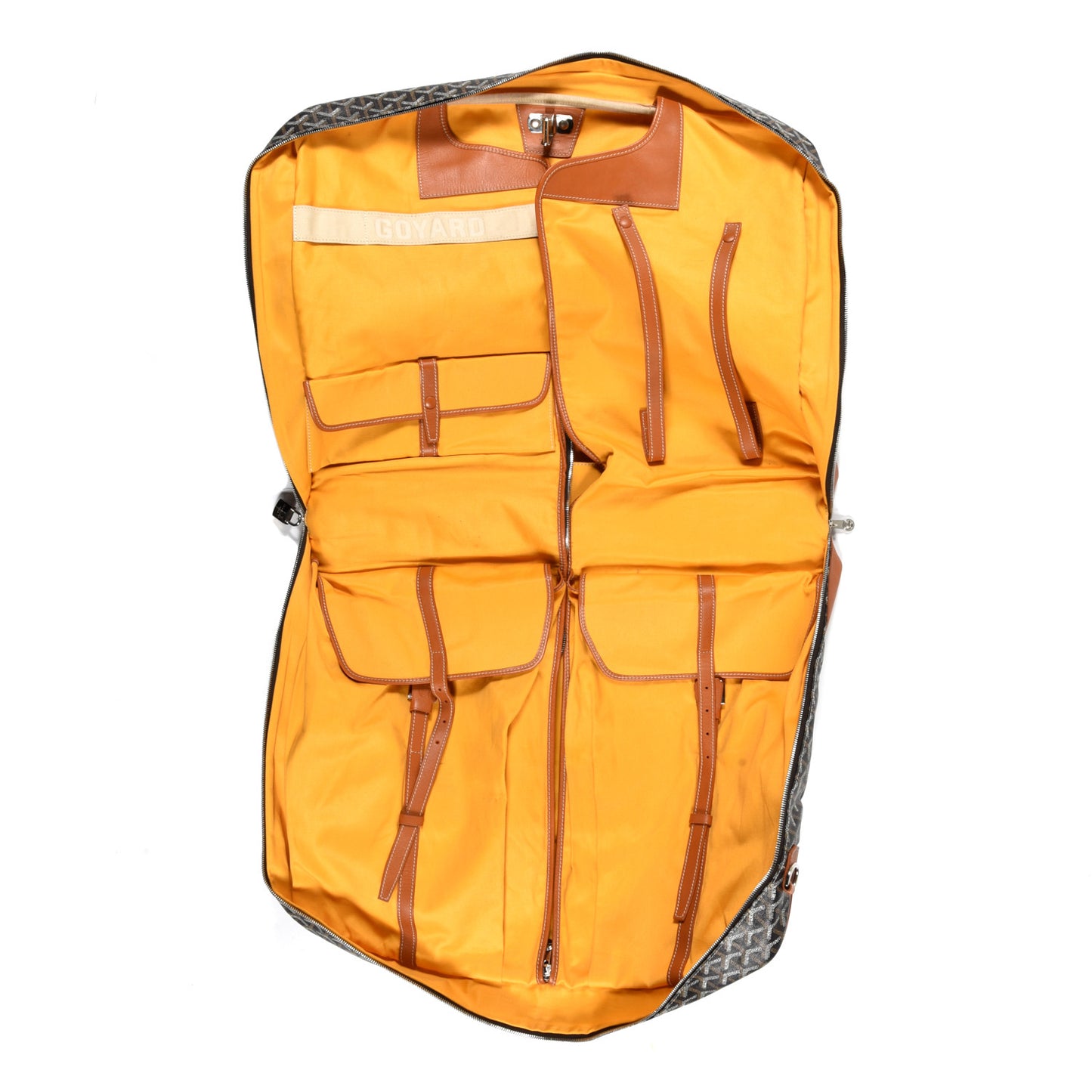 Goyardine Porte-Habits Garment Bag Black Gold