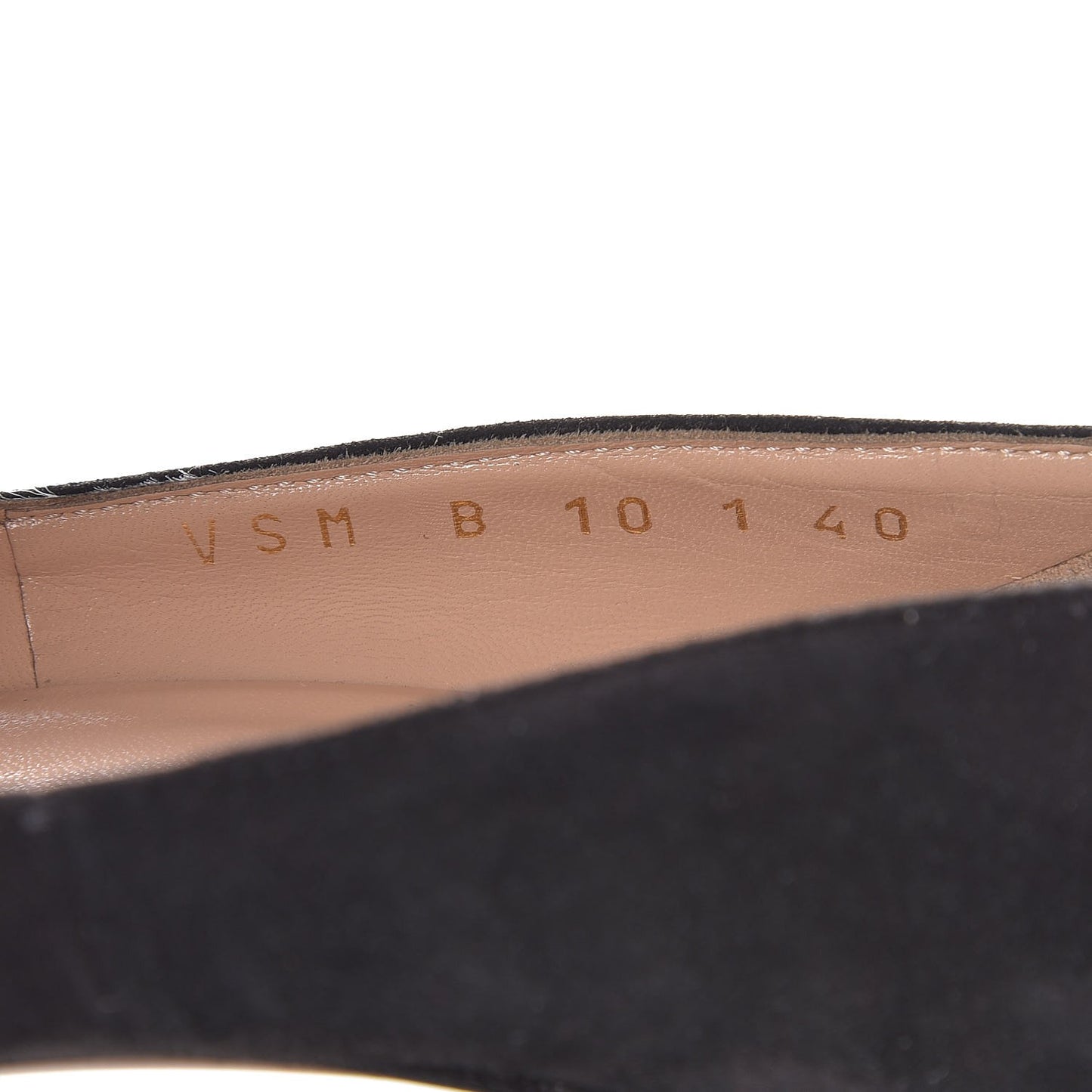 Suede Tan-Go Mary Jane 100mm Pumps 40 Black