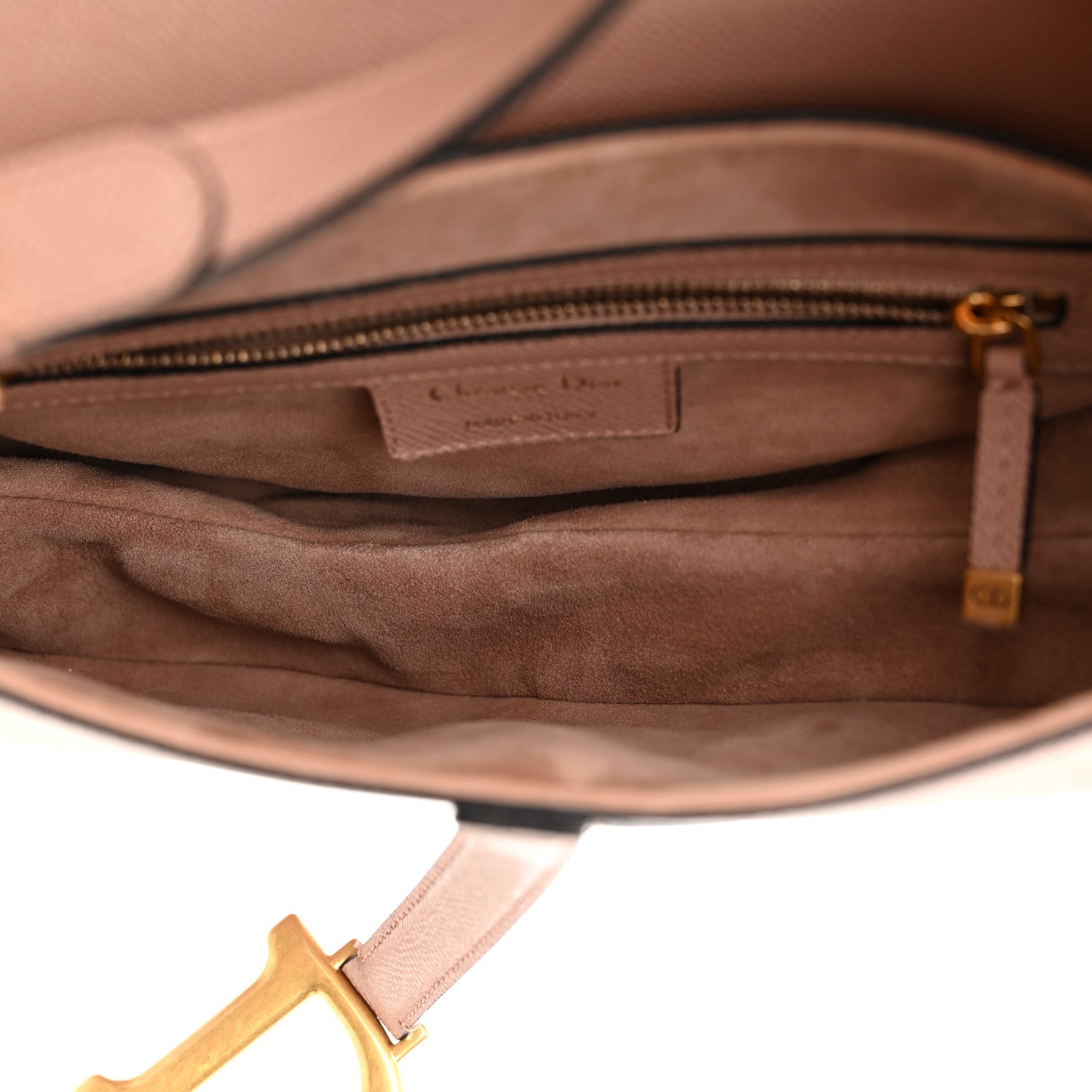 Christian Dior Grained Calfskin Saddle Bag Fard 5 of 11