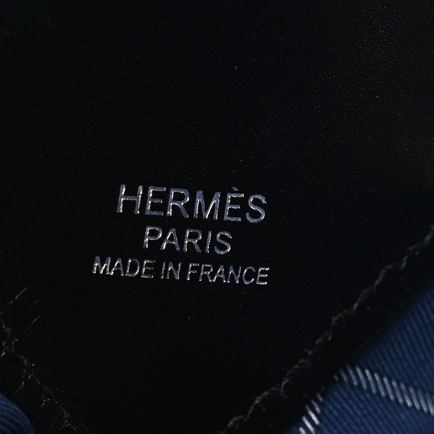 Hermes Silk Tatersale Balusoie Bag Bleu Indigo Black 6 of 10