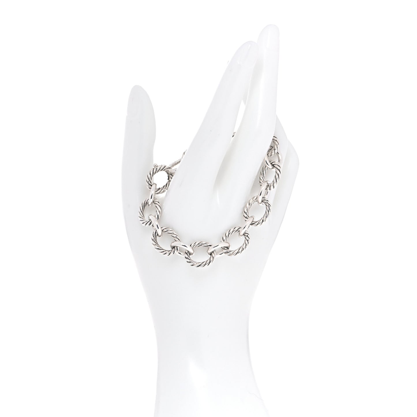 Sterling Silver 12mm Large Oval Link Bracelet