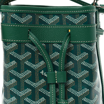 Goyard Goyardine Petit Flot Mini Bucket Bag Green 8 of 10