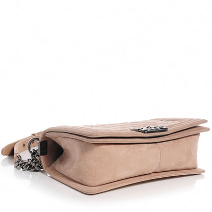 Chanel Iridescent Caviar Medium Boy Flap Beige 4 of 7