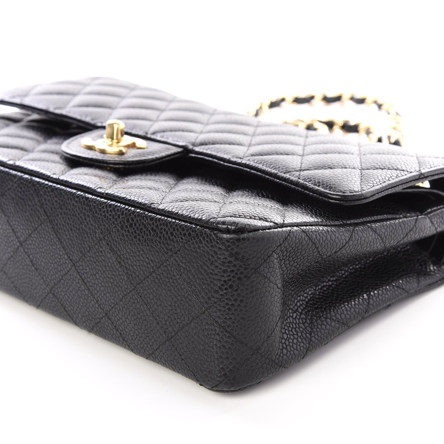 Chanel Caviar Quilted Medium Double Flap Black 6 of 13