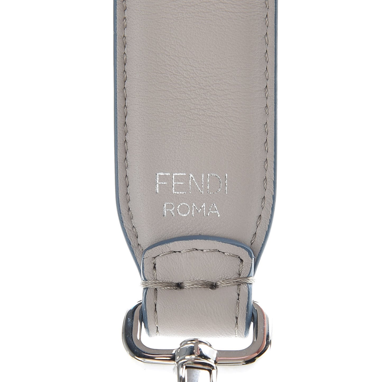 Vitello Dolce Plexiglass Studded Mini Strap You Grigio Polvere Multicolor