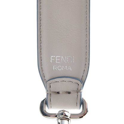 Fendi Vitello Dolce Plexiglass Studded Mini Strap You Grigio Polvere Multicolor 5 of 5