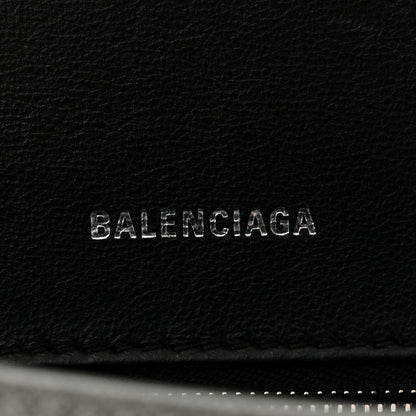 Balenciaga Glitter Fabric Small Hourglass Top Handle Bag Grey 6 of 10