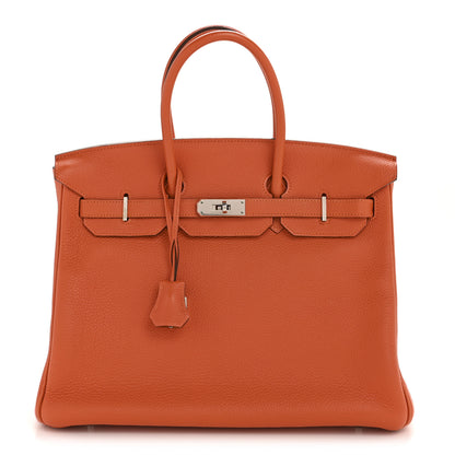 Hermes Togo Birkin 35 Orange 1 of 11