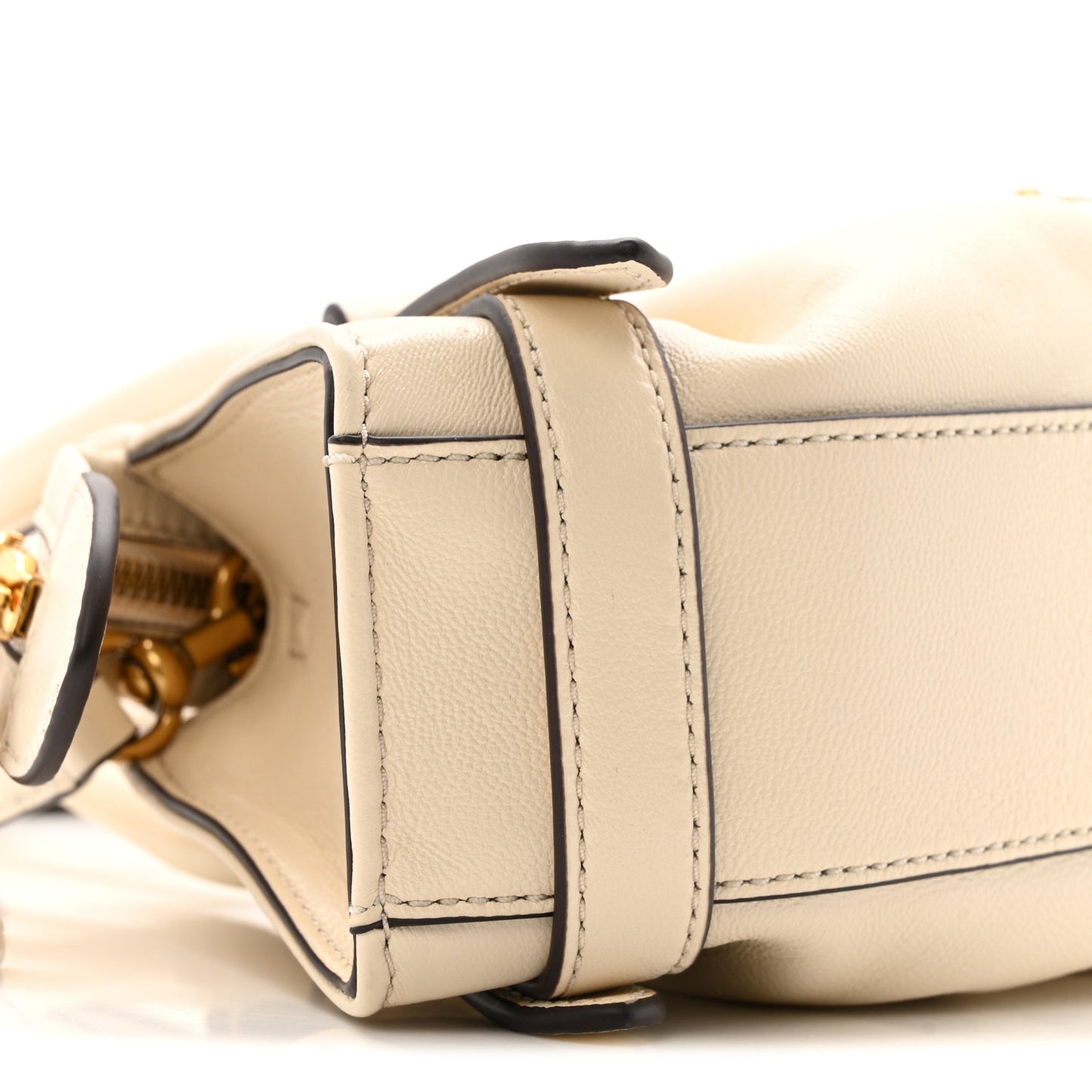 Calfskin Small The Cristina Satchel Ivory