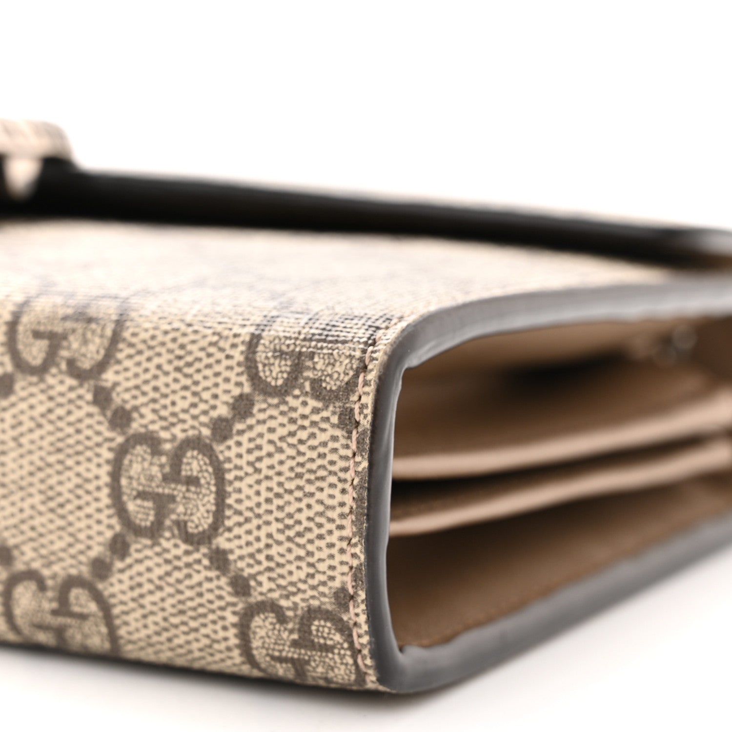 Gucci GG Supreme Monogram Mini Dionysus Chain Wallet Beige Taupe 10 of 11