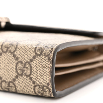 Gucci GG Supreme Monogram Mini Dionysus Chain Wallet Beige Taupe 10 of 11