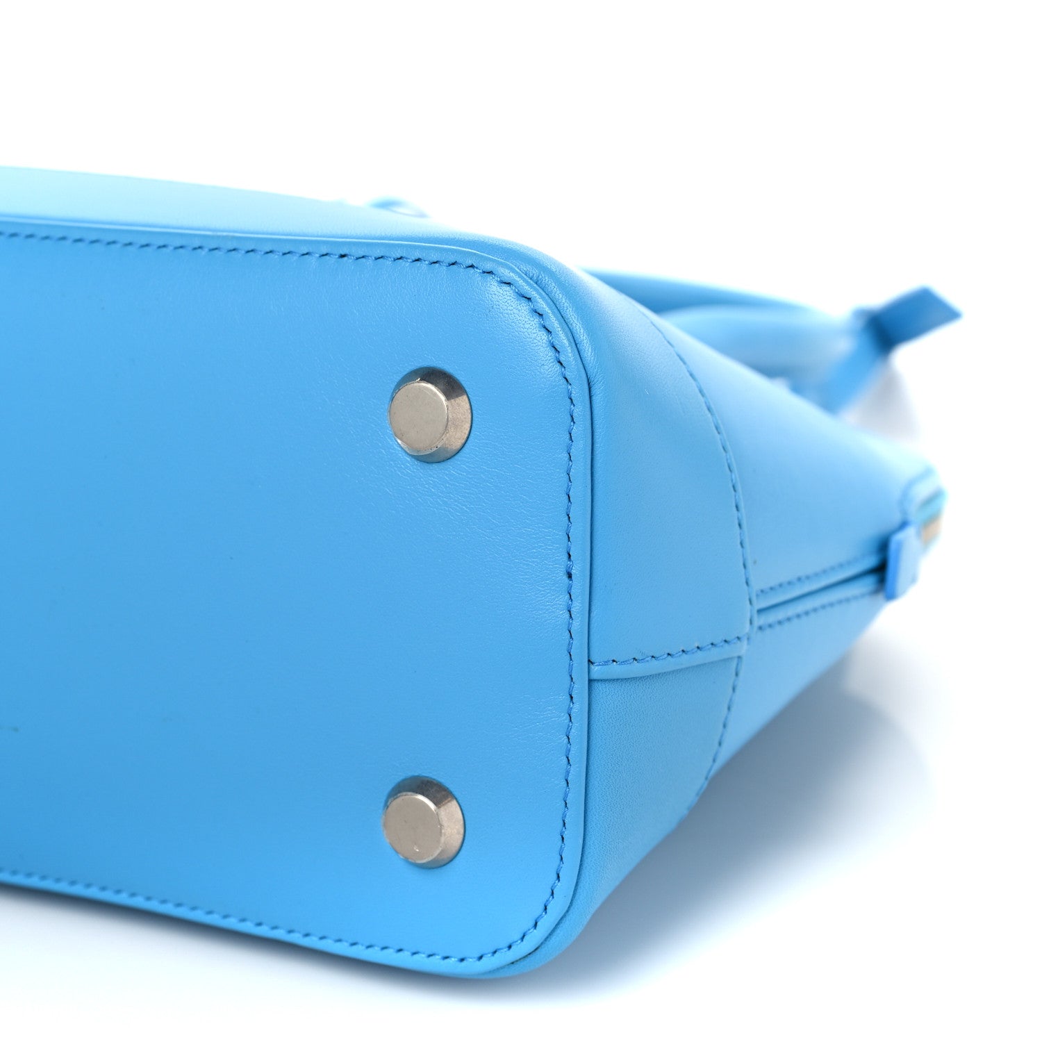 Balenciaga Soft Calfskin Puppy And Kitten S Ville Top Handle Bag Bleu Turquoise 8 of 10