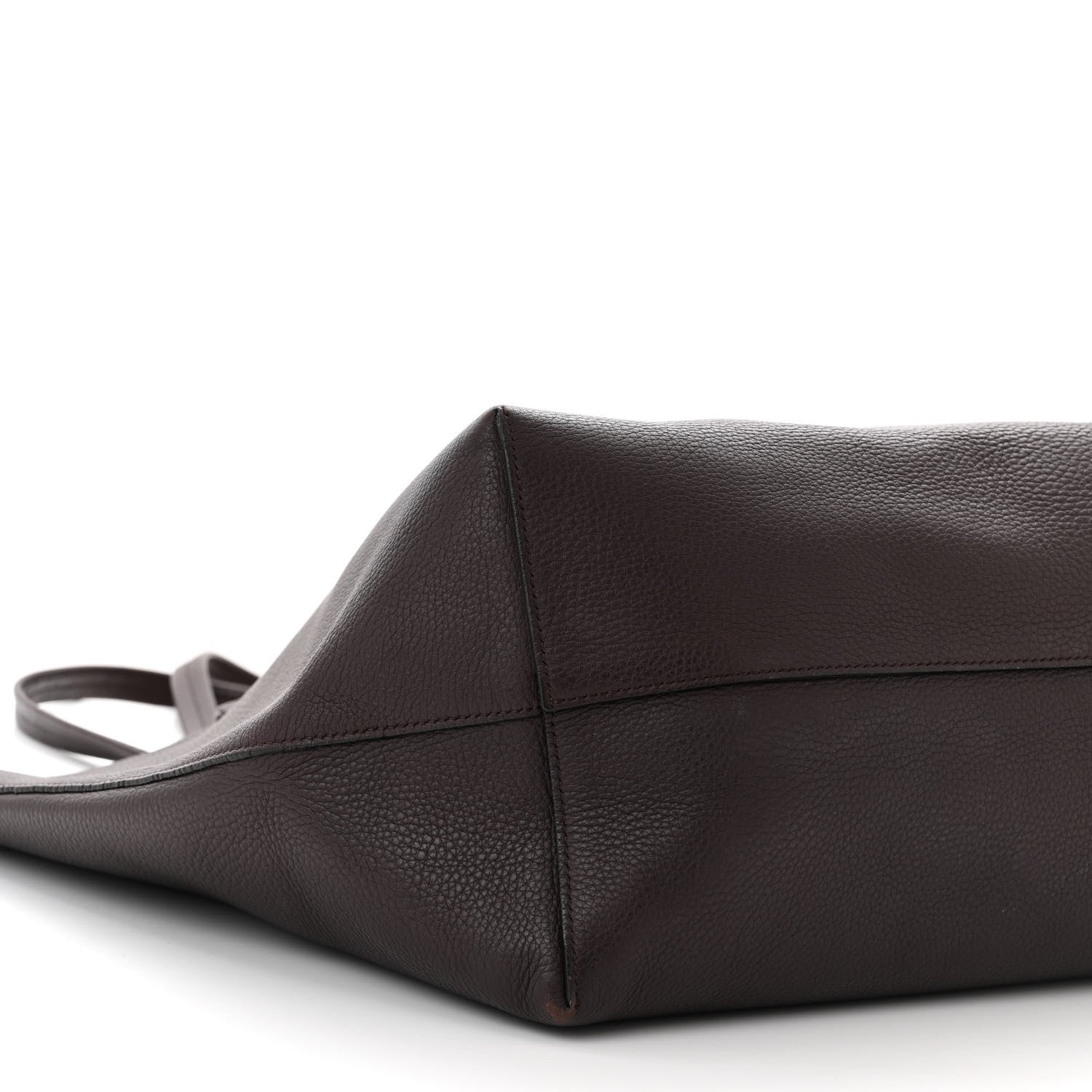 The Row Grained Calfskin Park Tote Three Eggplant 9 of 10