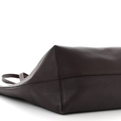 The Row Grained Calfskin Park Tote Three Eggplant 9 of 10