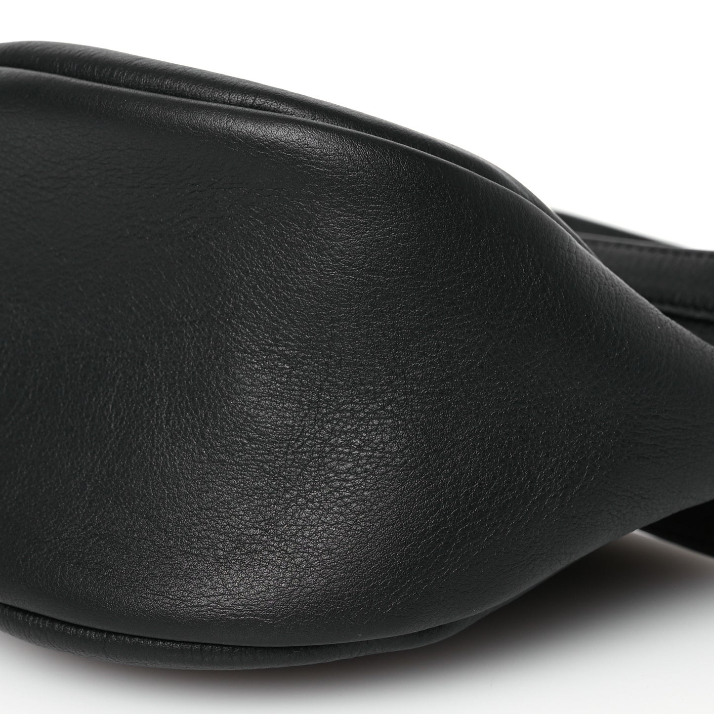 Smooth Calfskin Small Slouchy Banana Bag Black