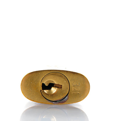 Louis Vuitton Brass Lock and Key Set #309 4 of 5