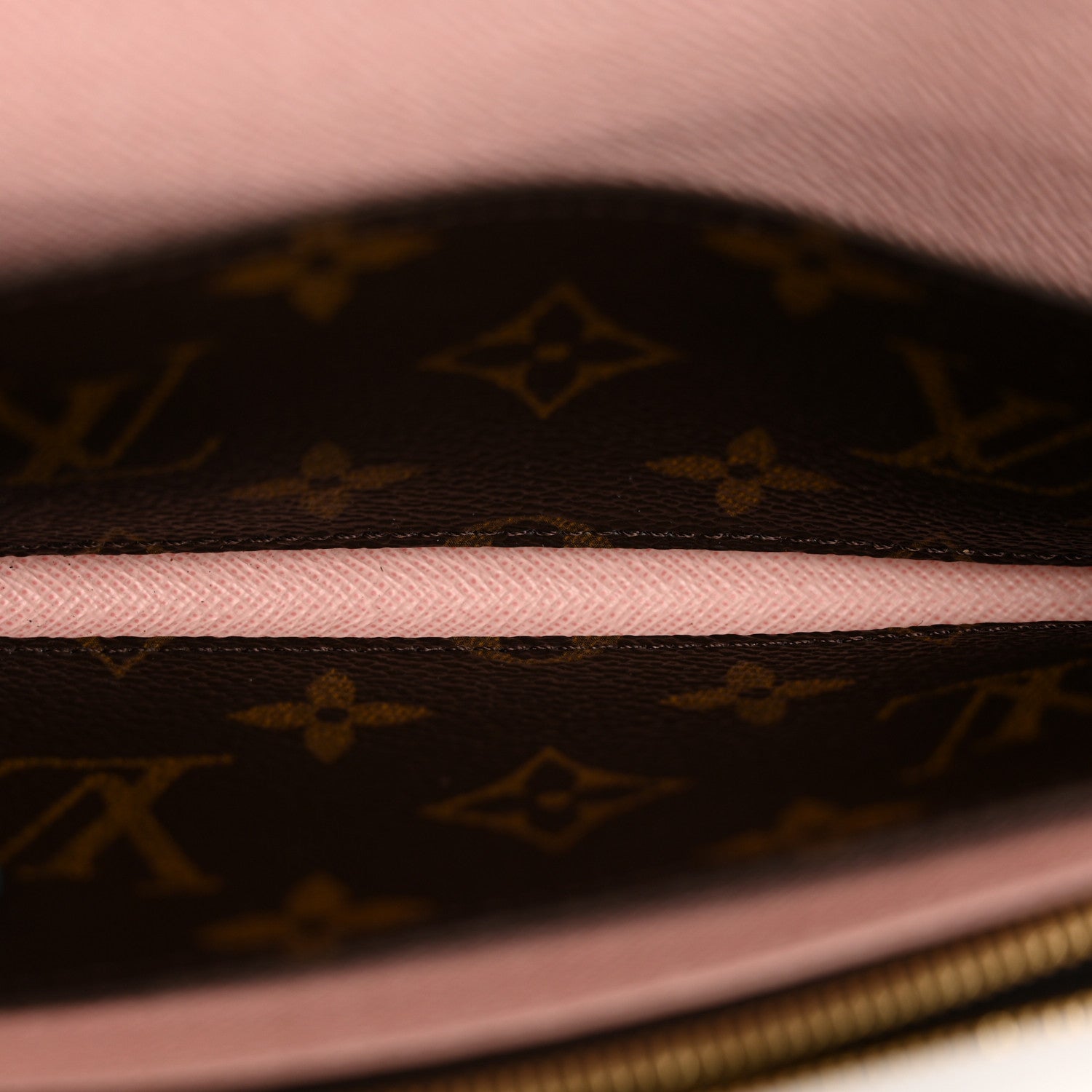Louis Vuitton Monogram Emilie Wallet Rose Ballerine 5 of 10