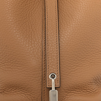 Hermes Taurillon Clemence Picotin Lock 18 PM Chai 8 of 12