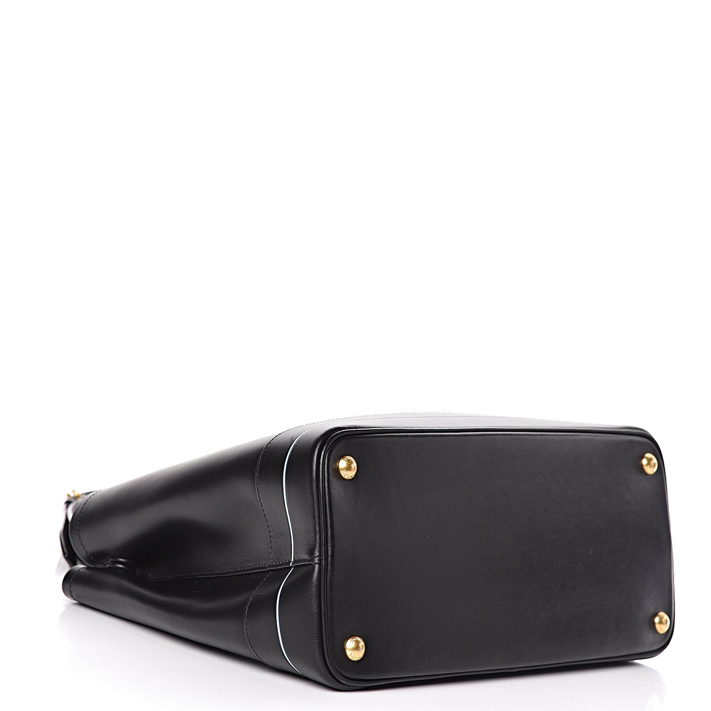 City Calfskin Cuir Medium Mirage Double Bag Black