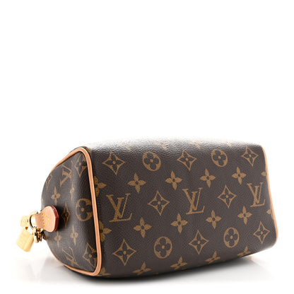 Louis Vuitton Monogram Speedy Bandouliere 20 Black 4 of 10