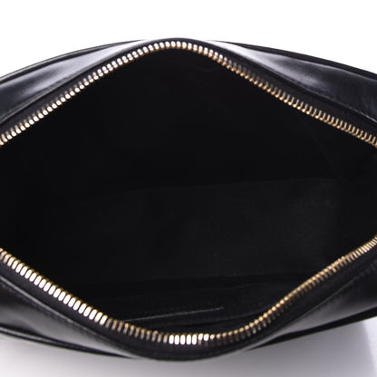 Saint Laurent Calfskin Matelasse Monogram Lou Camera Bag Black 4 of 10
