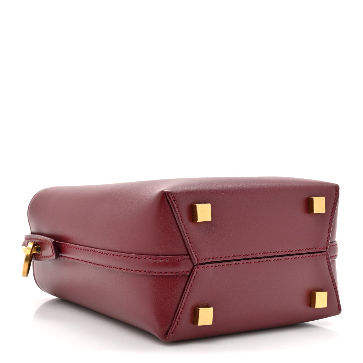 Saint Laurent Shiny Calfskin Le 37 Mini Bucket Bag Rouge Merlot 4 of 10