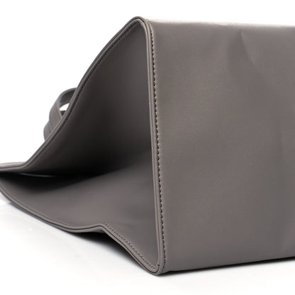 Telfar Vegan Leather Large Shopping Bag Grey 9 of 10