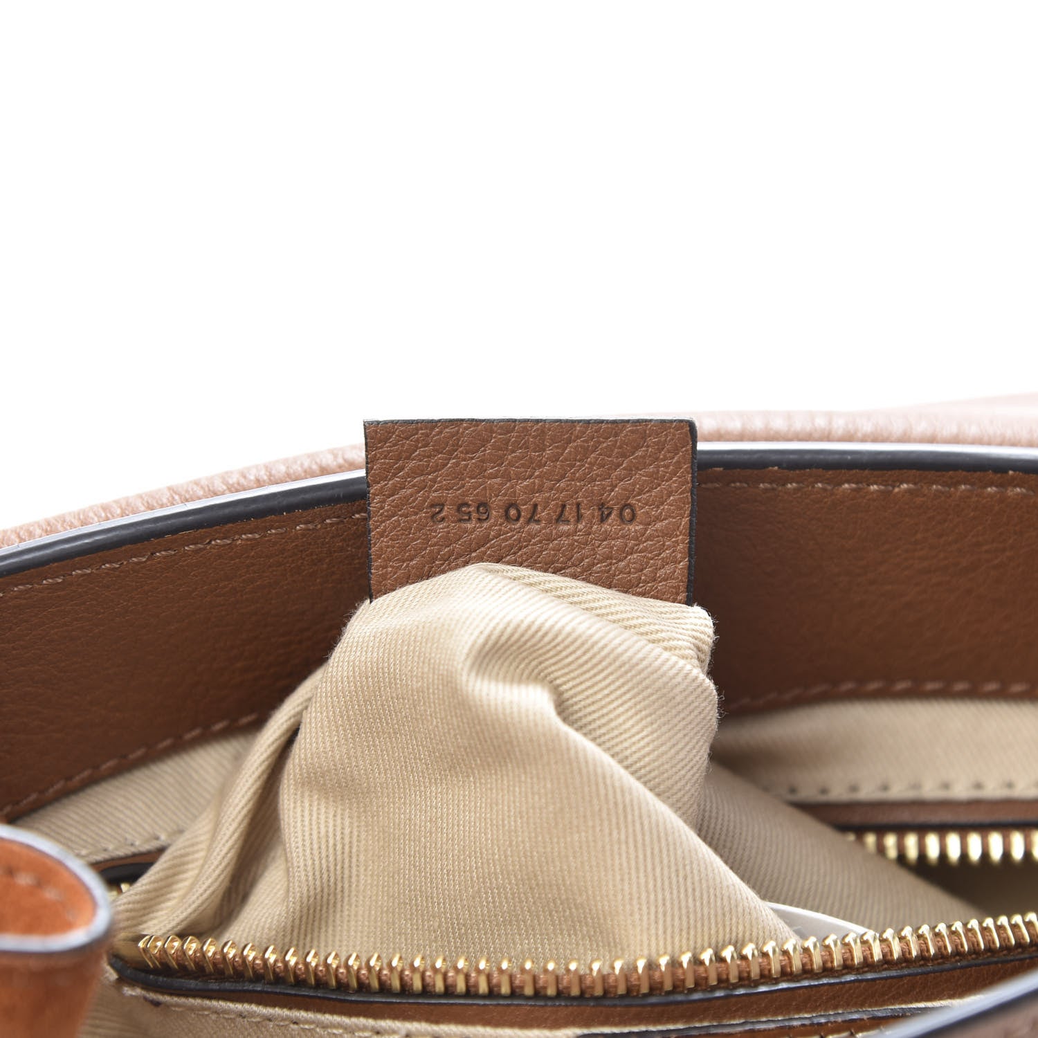 Chloe Suede Calfskin Small Faye Backpack Tan 6 of 14