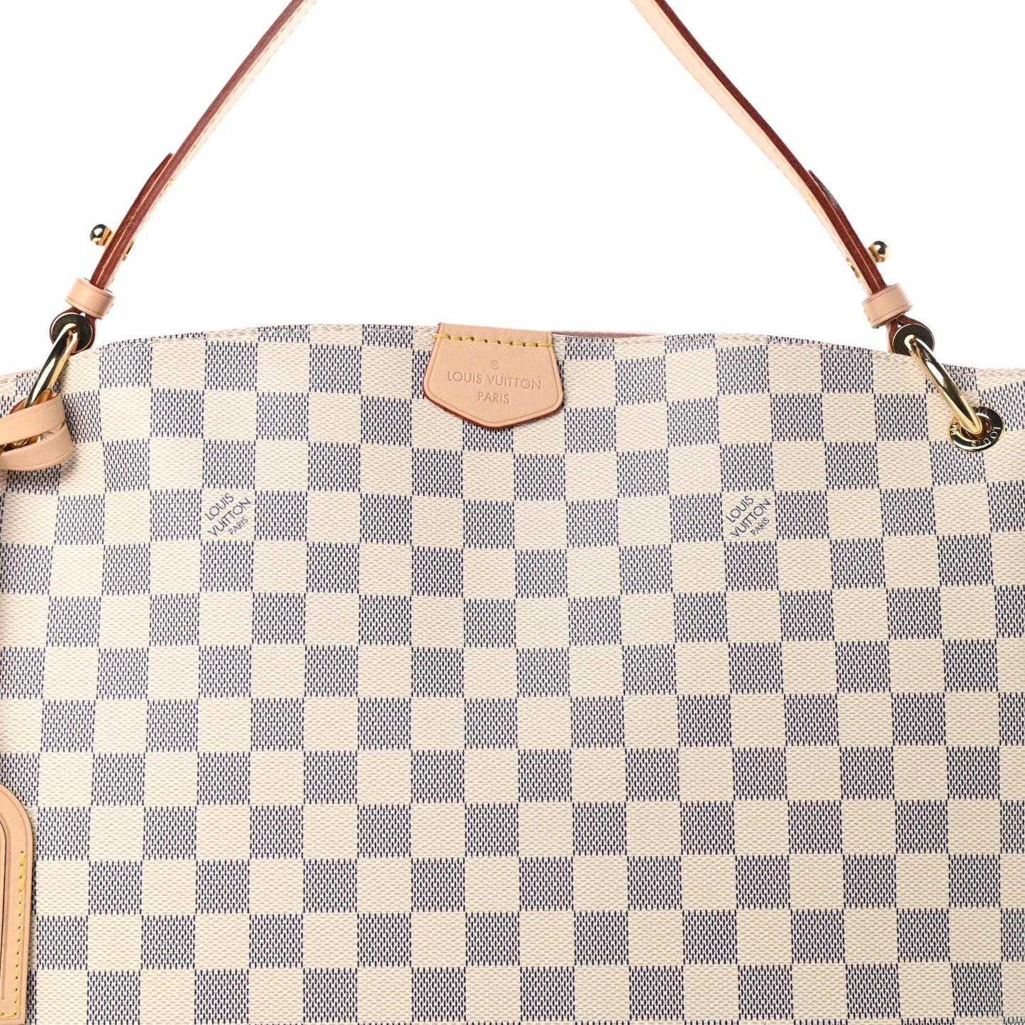 Damier Azur Graceful PM Rose Ballerine