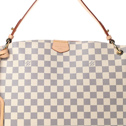 Louis Vuitton Damier Azur Graceful PM Rose Ballerine 9 of 11