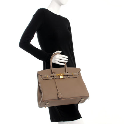 Hermes Togo Birkin 35 Etoupe 2 of 28