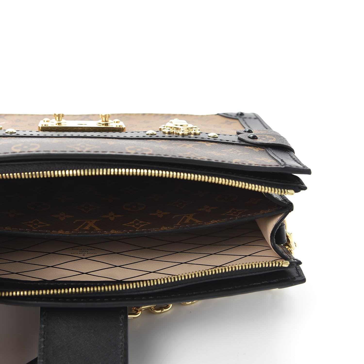 Louis Vuitton Reverse Monogram Trunk Clutch 4 of 9