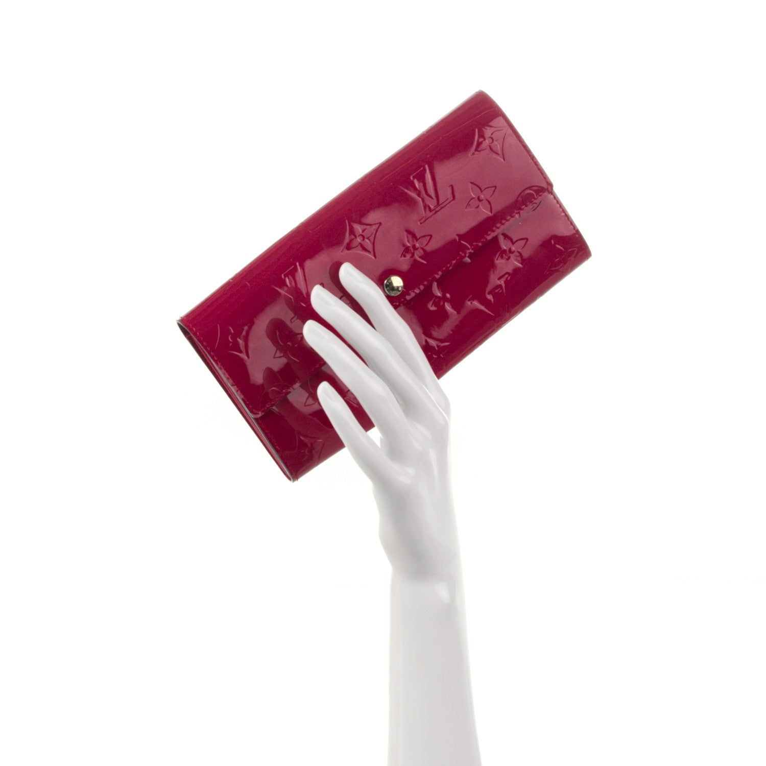 Louis Vuitton Vernis Sarah Wallet Rose Indien 2 of 7