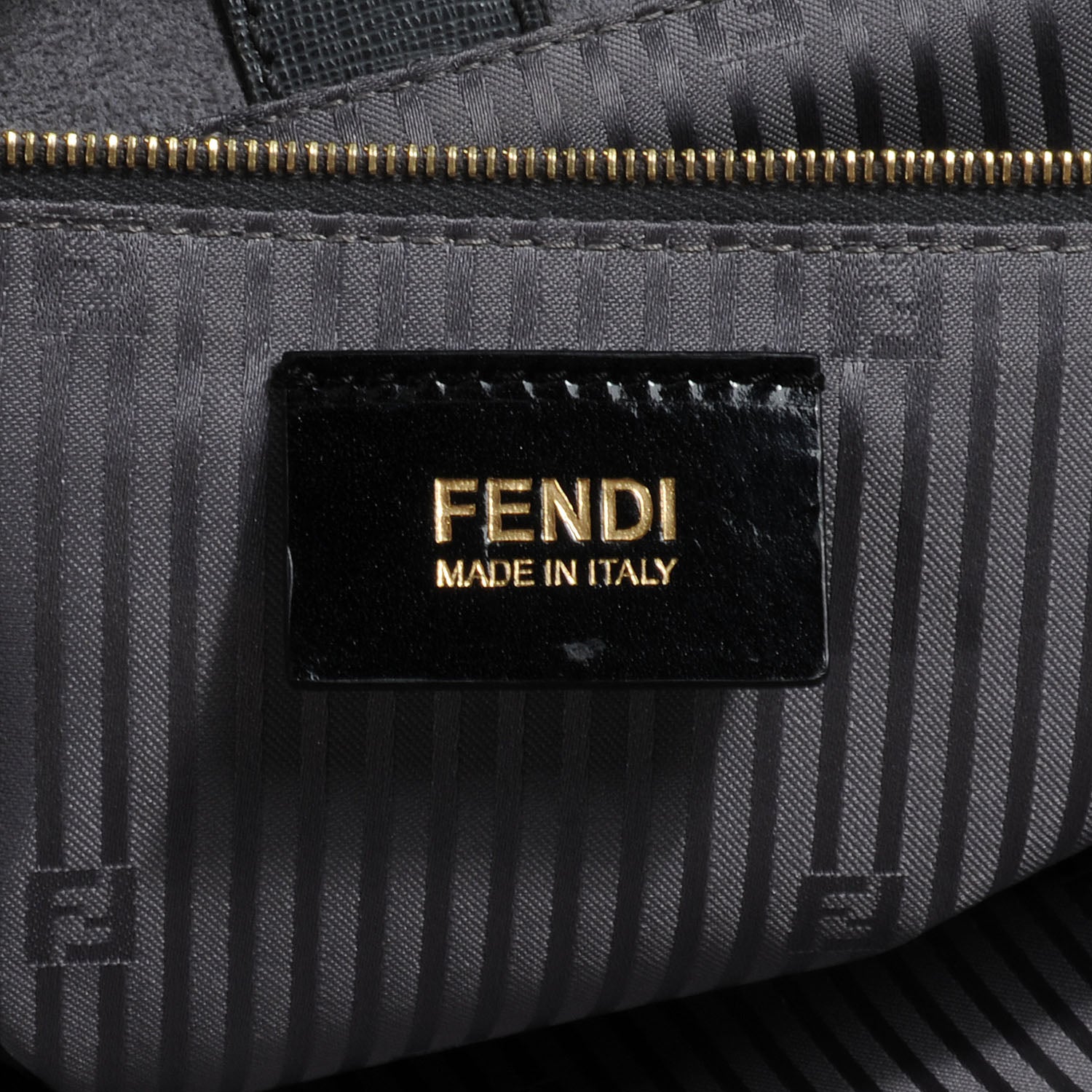 Fendi Vitello Elite Large 2Jours Tote Grigio Grigio Chiaro 6 of 9