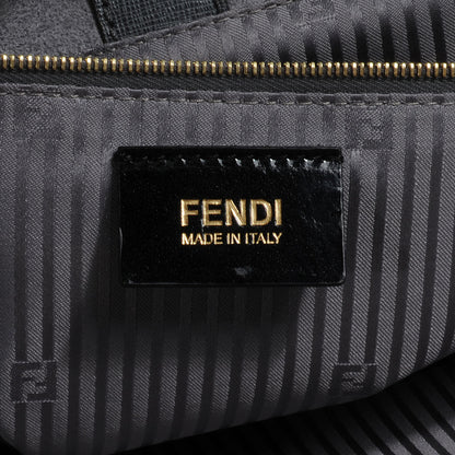 Fendi Vitello Elite Large 2Jours Tote Grigio Grigio Chiaro 6 of 9