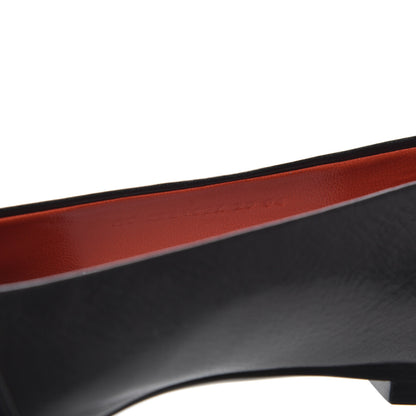 Hermes Goatskin Bilbao Ballerina Flats 36.5 Black 8 of 16