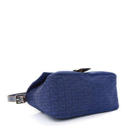 Fendi Zucchino Mama Baguette Blue 4 of 8